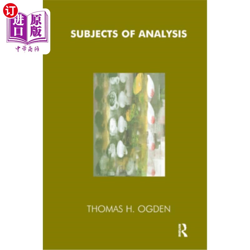 海外直订医药图书Subjects of Analysis 分析主题