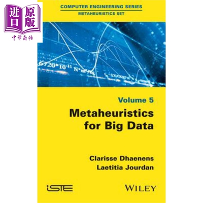 现货 超启发式大数据 Metaheuristics For Big Data 英文原版 Laetitia Jourdan【中商原版】Wiley