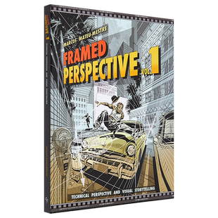Framed Perspective Vol.1 进口艺术 框架透视教学1 Marcos Mateu-Mestre 视觉讲故事技术制图草图绘制镜头设计【中商原版】