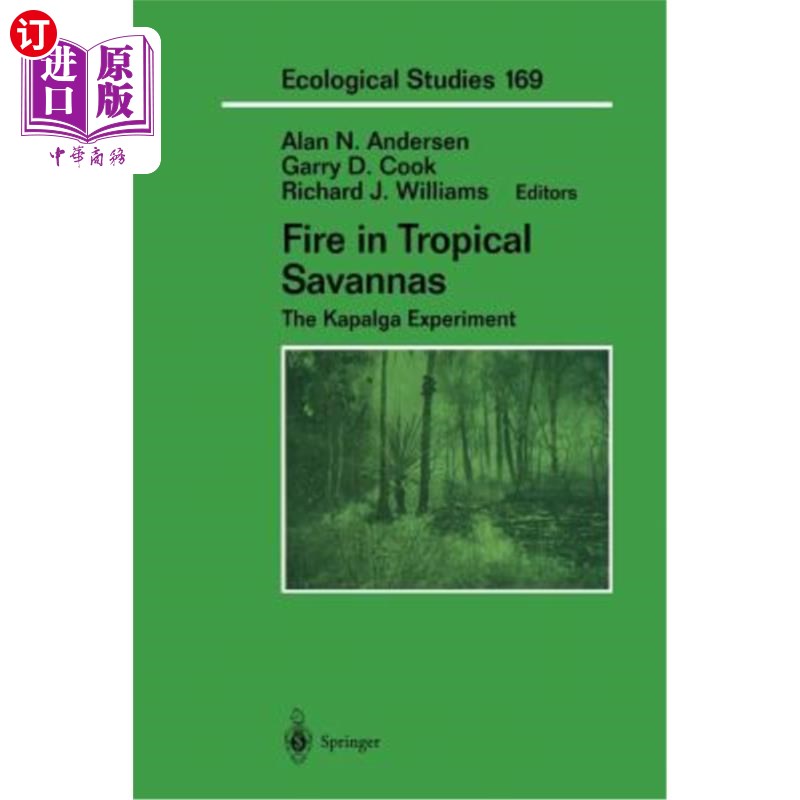 海外直订Fire in Tropical Savannas: The Kapalga Experiment 热带稀树草原之火:卡波加实验