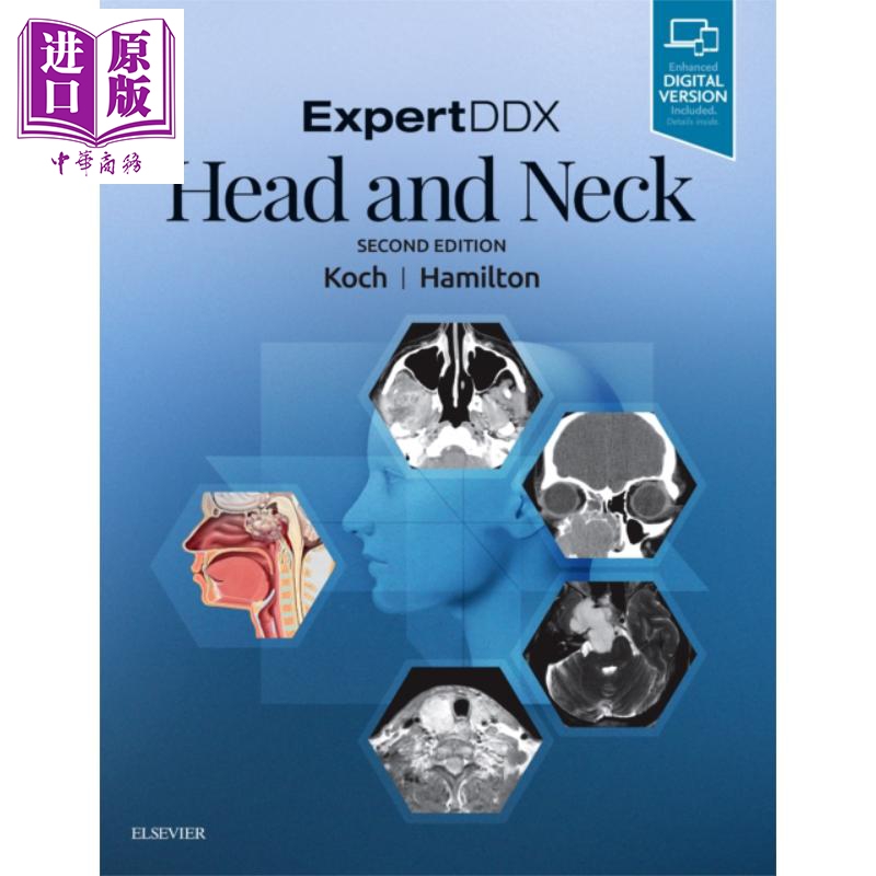 现货 专家DDX 头颈部 第2版 ExpertDDX Head and Neck 英文原版 Bernadette Koch Hamilton【中商原版】Elsevier