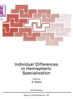 海外直订Individual Differences in Hemispheric Specialization 半球专业化的个体差异