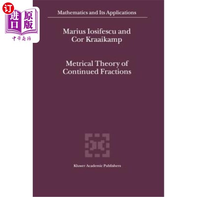 海外直订Metrical Theory of Continued Fractions 连分式的格律理论