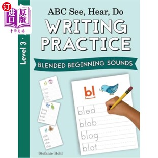 Level Practice See 听 混合开头 海外直订ABC ABC看 Hear Beginning Blended Writing 做3级：写作练习 Sounds