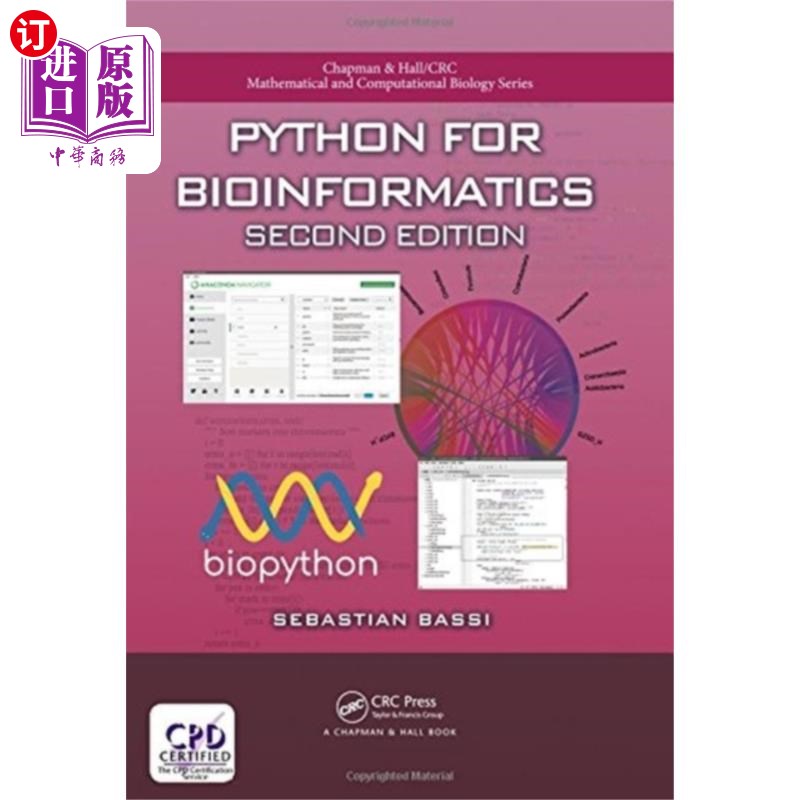 海外直订Python for Bioinformatics 用于生物信息学的Python