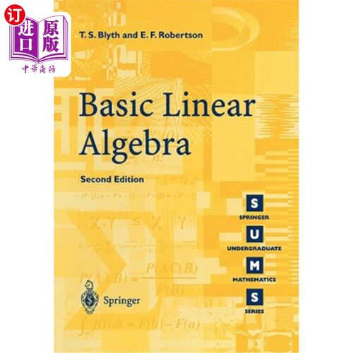 海外直订Basic Linear Algebra 基本线性代数