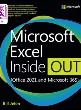 海外直订Microsoft Excel Inside Out (Office 2021 and Microsoft 365) Microsoft Excel Inside Out (Offi