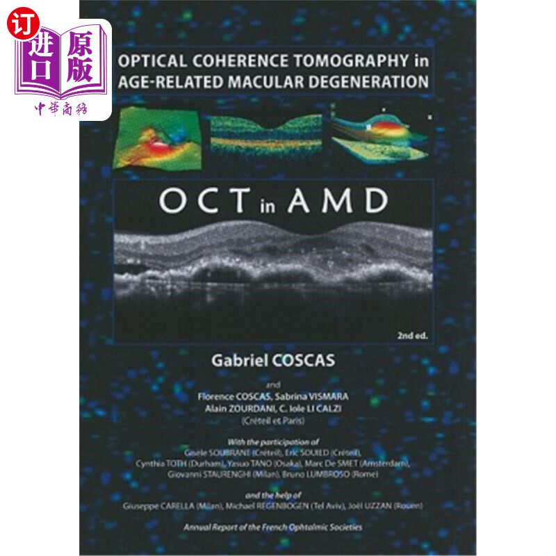 海外直订医药图书Optical Coherence Tomography in Age-Related Macular Degeneration 年龄相关性黄斑变性的光学相干断层扫描