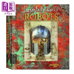 立体书 达芬奇的机器人 Leonardo da Vinci's Robots 英文原版 儿童立体科普绘本 进口童书 精装 精彩3D场景读物【中商原版】