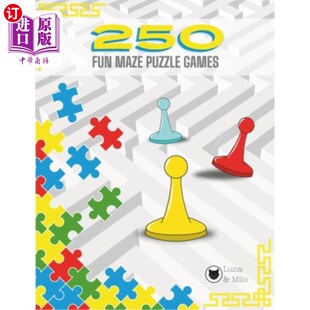 Young Maze Book Games 海外直订250 Kids Designed Proble Puzzle Ages 迷宫拼图游戏迷宫 250有趣 for Fun