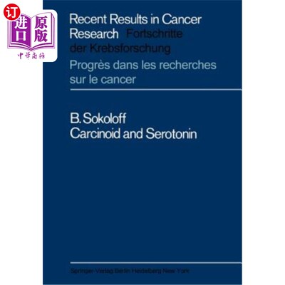 海外直订医药图书Carcinoid and Serotonin 类癌和血清素