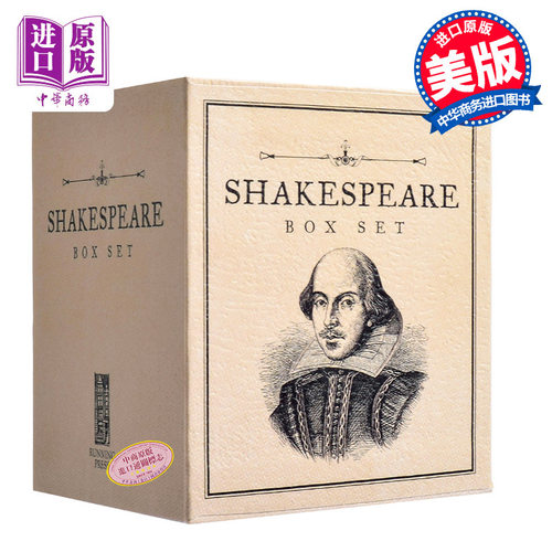 【中商原版】莎士比亚套装 英文原版 Shakespeare Box Set 迷你精装口袋版 莎士比亚选辑 经典文学书籍