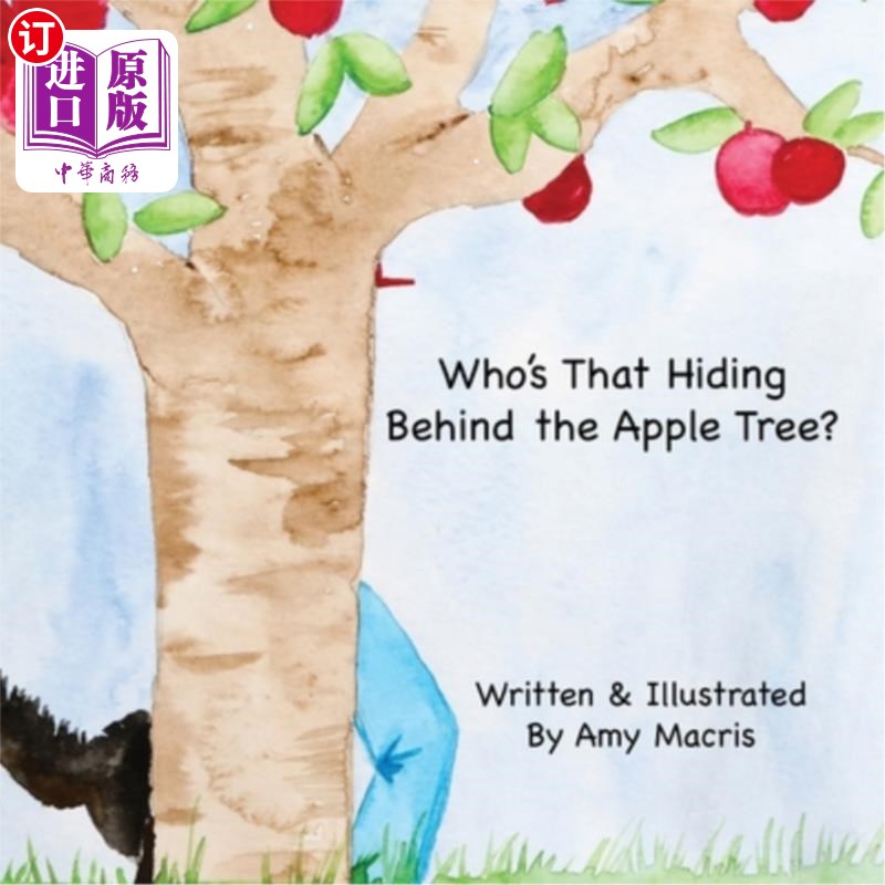 海外直订Who's That Hiding Behind The Apple Tree? 躲在苹果树后面的是谁？