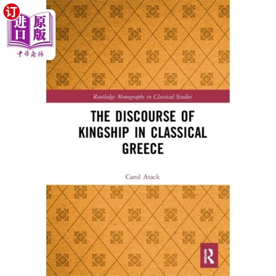 海外直订Discourse of Kingship in Classical Greece 论古典希腊的王权
