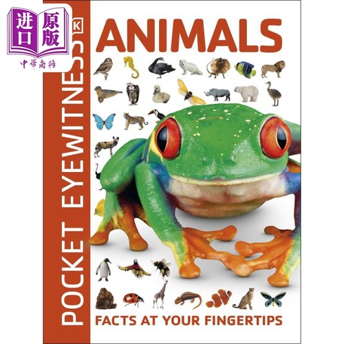 DK目击者口袋系列 动物 Pocket Eyewitness Animals 英文原版 DK百科 探索动物世界 【中商原版】