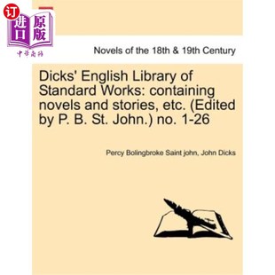 Novels English Works 海外直订Dicks and Etc. Library 狄更斯标准作品英文图书馆： Standard Stories Containing