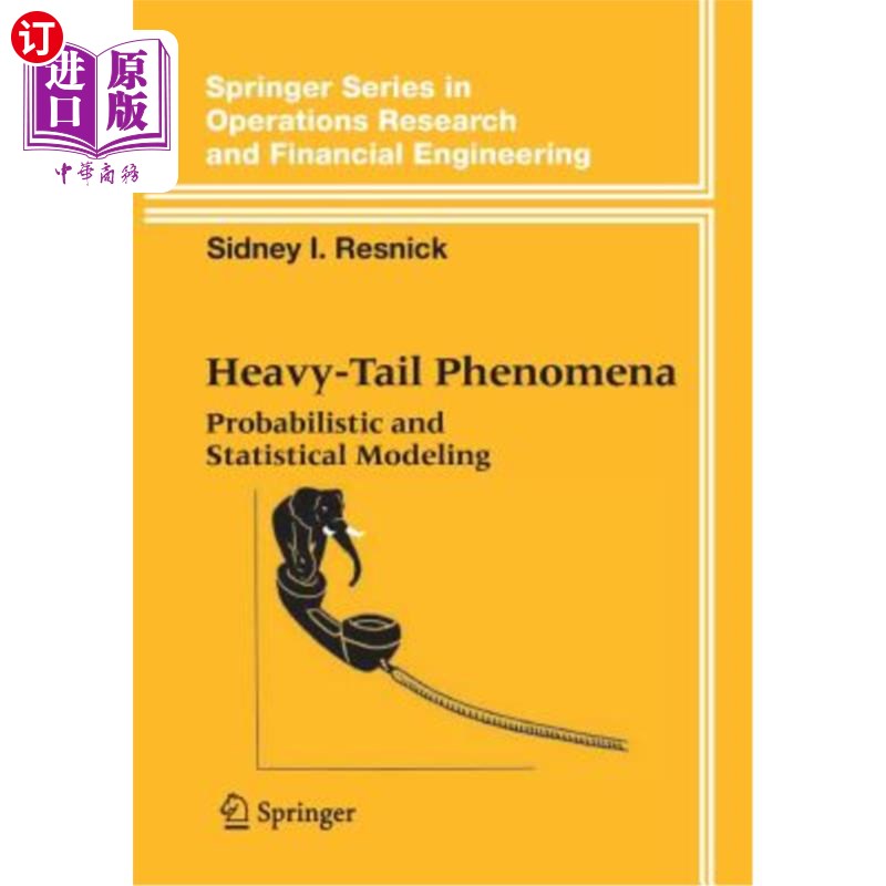 海外直订Heavy-Tail Phenomena: Probabilistic and Statistical Modeling 重尾现象：概率和统计建模