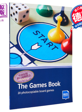 现货 The Games Book Book with photocopiable activites 游戏书 含可复印的活动材料 英文原版进口教材教辅参考书【中商原版】