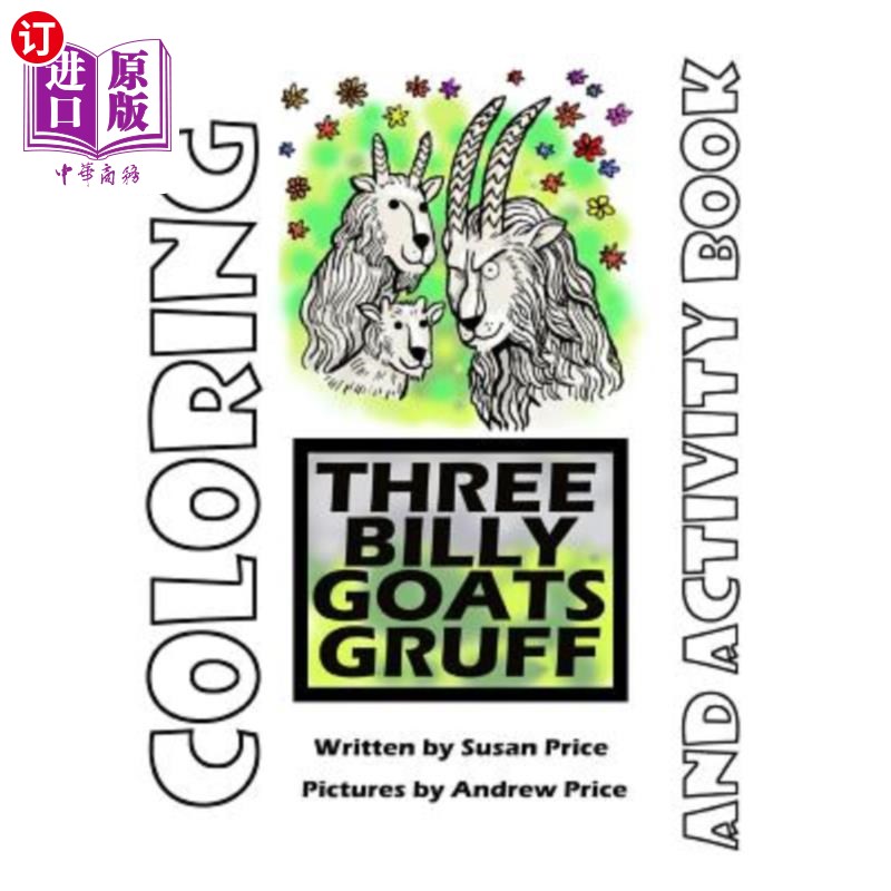 海外直订Three Billy Goats Gruff: American Edition三只比利山羊:美国版