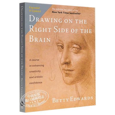 Drawing on the Right Side of the Brain 用右脑绘画 第4版 进口艺术 Betty Edwards 绘画技巧教学【中商原版】