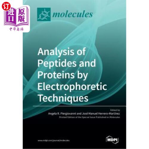 海外直订Analysis of Peptides and Proteins by Electrophoretic Techniques 多肽和蛋白质的电泳分析