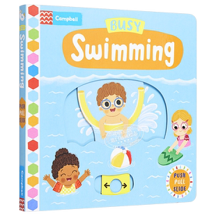 英文原版 Busy Books忙碌的机关书系列翻翻书 儿童玩具纸板游戏操作书 活动书 亲子游戏操作 幼儿启蒙 边玩边学