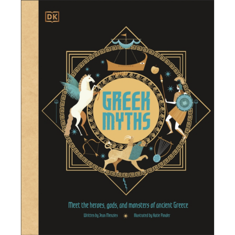 DK神话系列 希腊神话 Greek Myths Meet the heroes英文原版 DK Jean Menzies 外国神话与民间故事【中商原版】