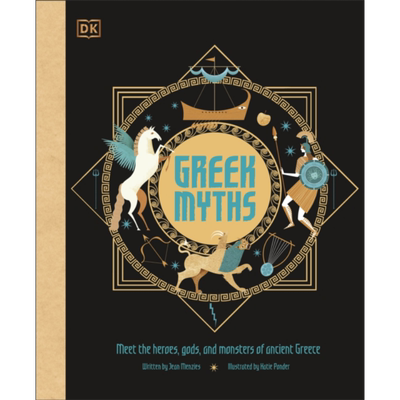 DK神话系列 希腊神话 Greek Myths Meet the heroes英文原版 DK Jean Menzies 外国神话与民间故事【中商原版】