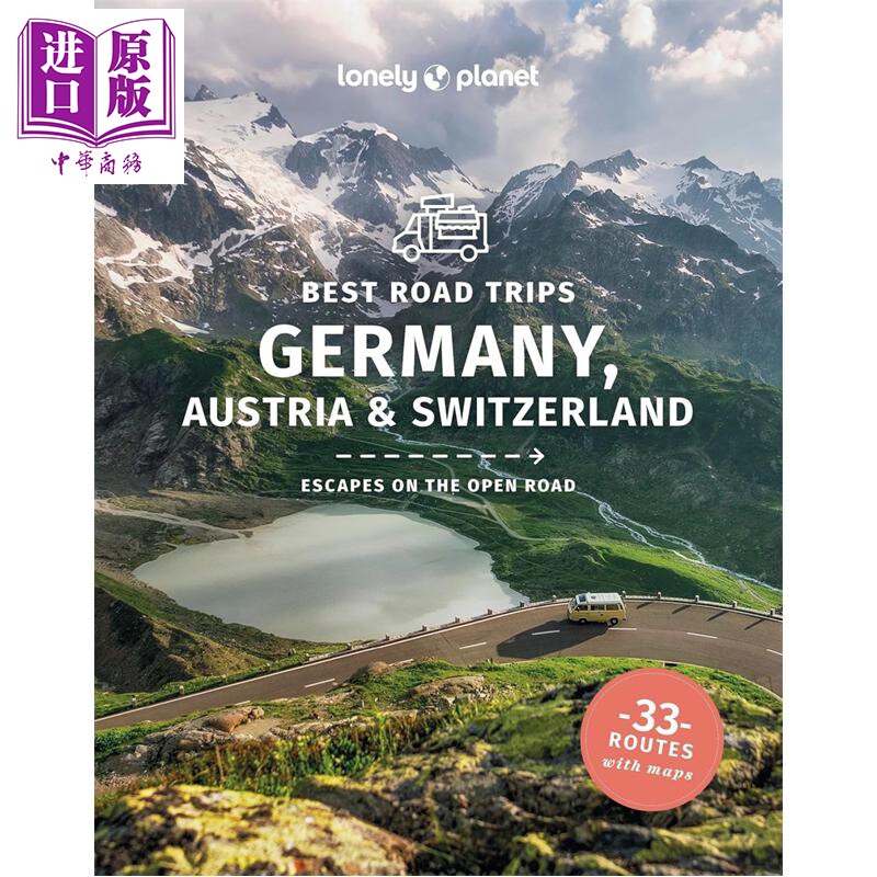预售 孤独星球公路旅行 德国 奥地利与瑞士公路之旅 Lonely Planet Best Road Trips 英文原版 Lonely Planet【中商原版】