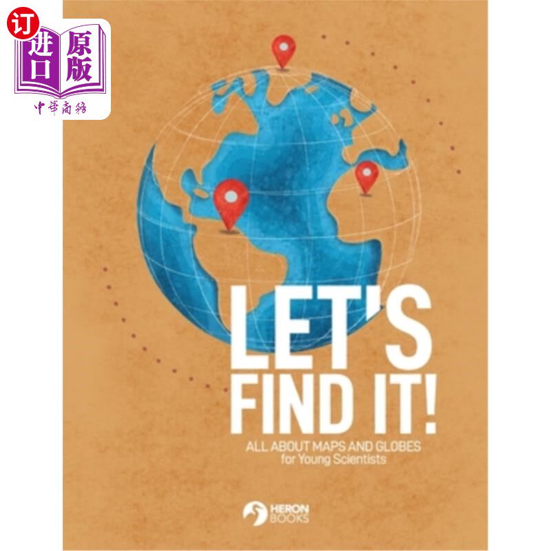 海外直订Let's Find It - All About Maps and Globes 让我们找到它-所有关于地图和地球仪