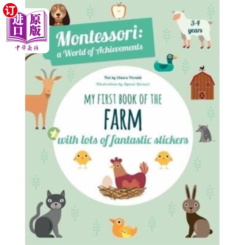 海外直订My First Book of the Farm 我的第一本书的农场图片