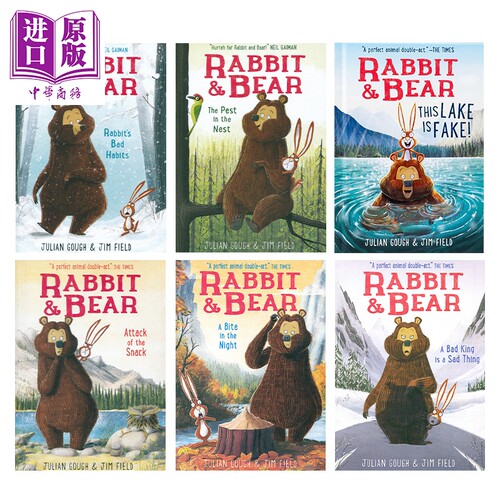 兔子和熊1-6共6册英文原版