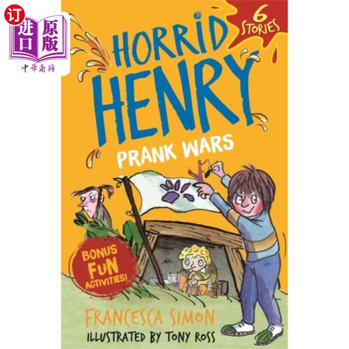 海外直订Horrid Henry: Prank Wars! 亨利:恶作剧战争!