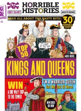 海外直订Top 50 Kings and Queens 前50名国王和王后