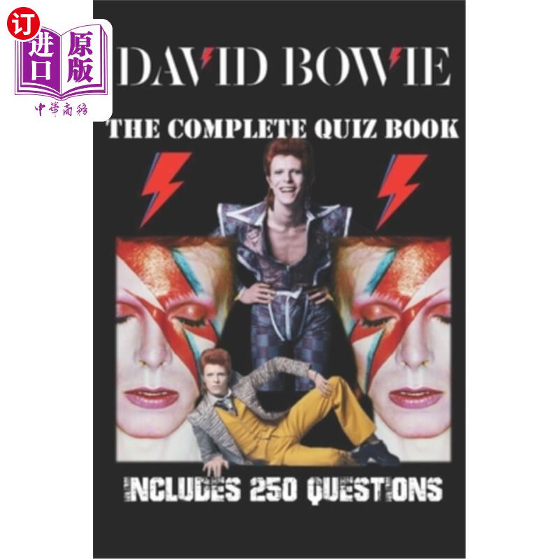海外直订David Bowie - The Complete Quiz Book 大卫·鲍伊-完整的测验书图片