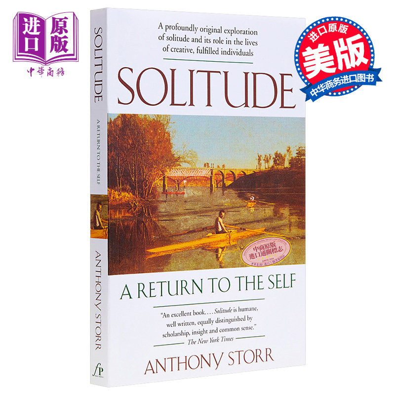 预售 孤独 回归自我 豆瓣高分 英文原版 Solitude A Return to the Self Anthony Storr【中商原版】