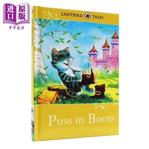 现货 英文原版故事书 Puss in Boots 穿靴子的猫 精装 Ladybird Tales 系列 儿童睡前童话故事图画书【中商原版】