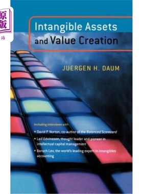 海外直订Intangible Assets and Value Creation 无形资产与价值创造