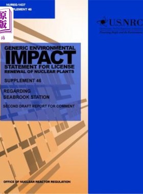 海外直订Generic Environmental Impact Statement for License Renewal of Nuclear Plants: Su 核电站许可证更新通用环境影