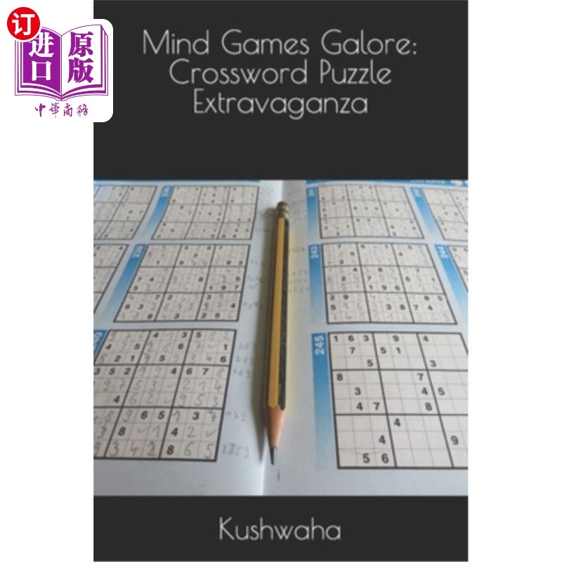 海外直订Mind Games Galore: Crossword Puzzle Extravaganza 智力游戏：填字游戏盛宴