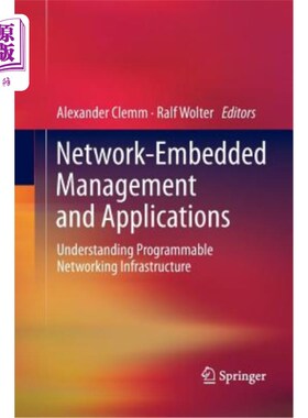 海外直订Network-Embedded Management and Applications: Understanding Programmable Network 嵌入式管理和应用：了解