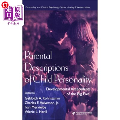 海外直订Parental Descriptions of Child Personality 父母对儿童性格的描述
