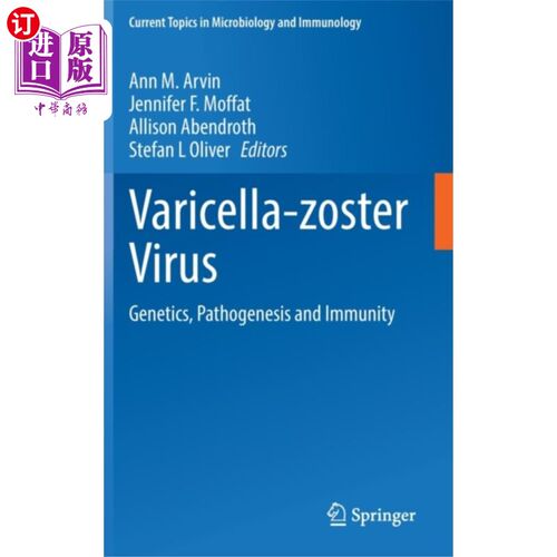 海外直订医药图书Varicella-zoster Virus 水痘一带状疱疹病毒