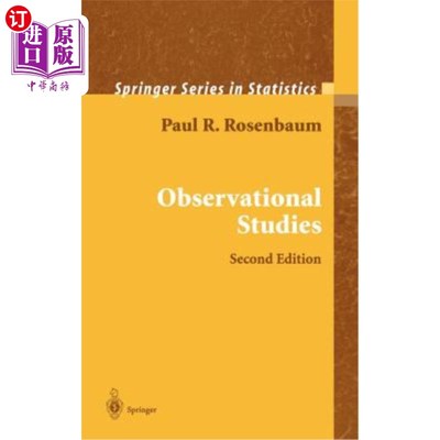 海外直订Observational Studies 观察性研究