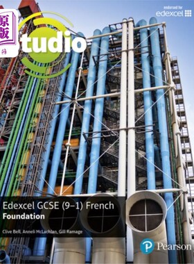 Studio Edexcel GCSE French Foundation Student Book 爱德思 GCSE 法语基础学生用书 英文原版 Studio eddexcel GC【中商原版】