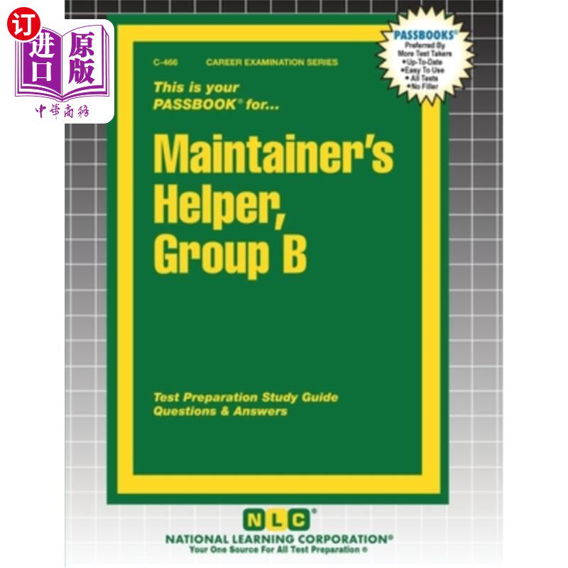 海外直订Maintainer's Helper, Group B 维修工助手，B组