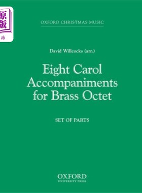 海外直订Eight Carol Accompaniments for Brass a 8 八颂歌伴奏铜管a 8