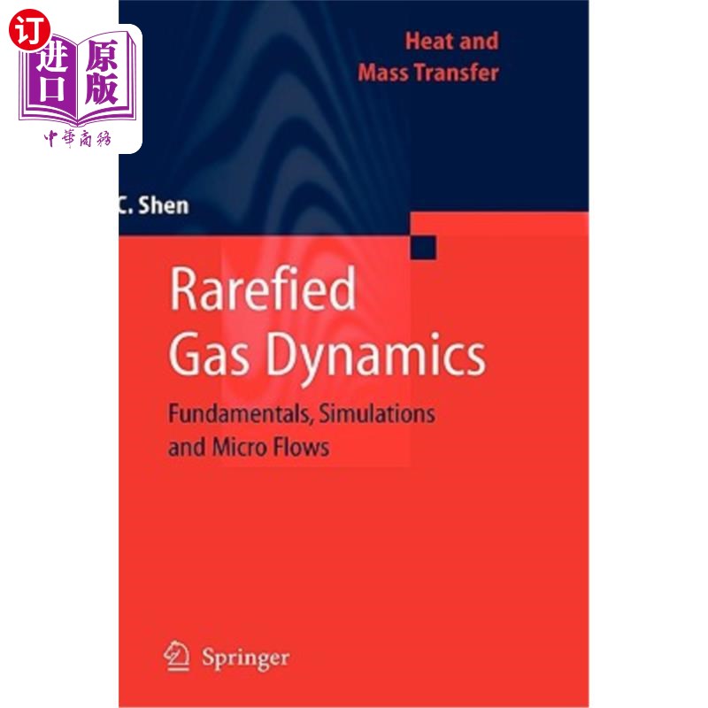 海外直订Rarefied Gas Dynamics: Fundamentals, Simulations and Micro Flows稀薄气体动力学:基础，模拟和微观流动-封面