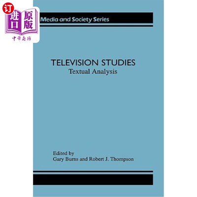 海外直订Television Studies: Television Studies 电视研究:电视研究