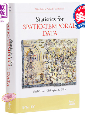 现货 Statistics for Spatio Temporal Data 英文原版 时空数据统计学 概率与统计 Noel Cressie【中商原版】